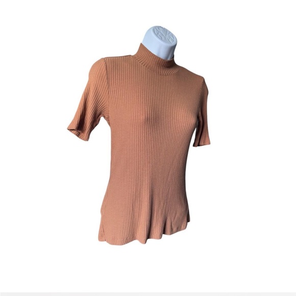 Rachel Zoe Mustard/Tan Mock Turtleneck - Picture 2 of 3